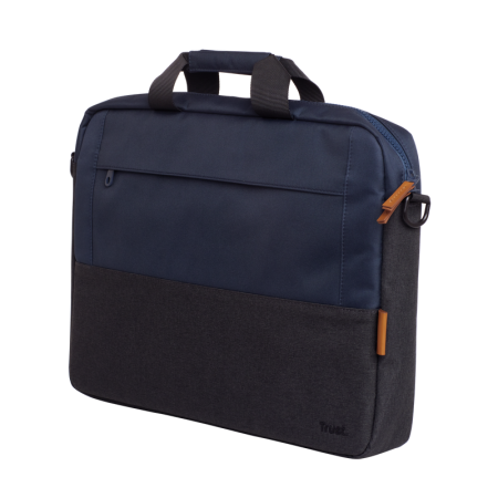 Geanta laptop Trust Lisboa, pentru laptopuri cu diagonala pana in 15.6",2 compartimente, material POM, RPET Polyester, RPET, vol
